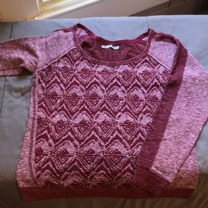 Maroon sweatshirt